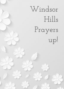 PHOTO Prayers Up For Windsor Hills Wallpaper