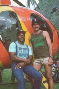 PHOTO Roger Mosley With Theodore Calvin Before He Died
