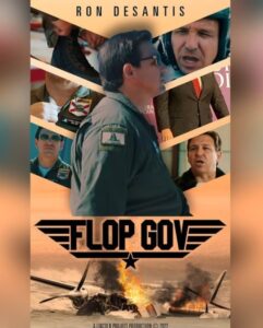 PHOTO Ron DeSantis Flop Gov Movie Cover Meme