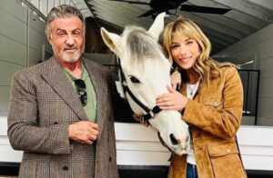 PHOTO Sylvester Stallone With A Horse