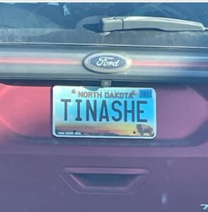 PHOTO Tinashe Vanity Plate From North Dakota Spotted In LA