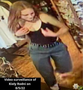 PHOTO Video Surveillance Shows Kiely Rodni On August 5 Before Going To Party
