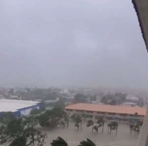 PHOTO Aerial View Of Flooding From Estero Blvd In Fort Myers Beach