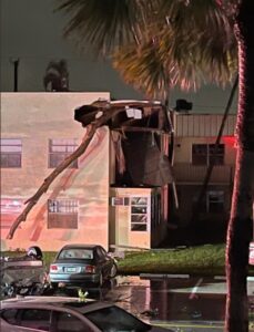 PHOTO Apartment Building At Kings Point In Delray Beach Florida Collapsed From Tornado That Hit