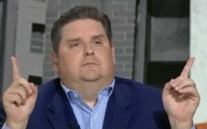 PHOTO Brian Windhorst Reacting To The Ime Udoka News From His Living Room