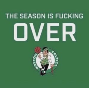 PHOTO Celtics Fans Are Like The Season If F*cking Over After Hearing Ime Udoka News