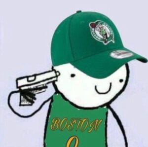 PHOTO Celtics Fans Putting Gun To Their Head After Ime Udoka Suspension Meme