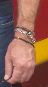 PHOTO Close Up Of Jeff Bezos' Three Bracelets That He Probably Bought Off Of Amazon