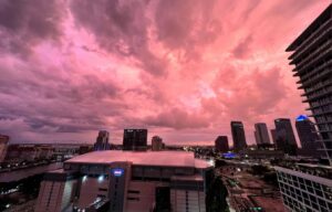 PHOTO Darkened Sky Over Downtown Tampa Bay Will Blown Your Mind Before Hurricane Ian Hits