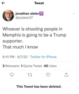 PHOTO Dude Tweets About Memphis Gunman Ezekiel Kelly Being A Trump Supporter Then Quickly Deletes It