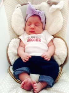 PHOTO Gavin Escobar's Daughter Wearing A San Diego State Soccer Shirt