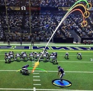 PHOTO How Rodrigo Blankenship Lines Up For A Kick In Madden Meme