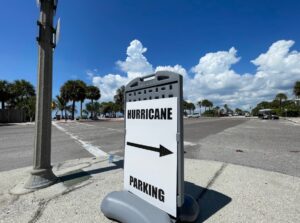 PHOTO Hurricane Parking Sign Spotted In Tampa Florida On Monday