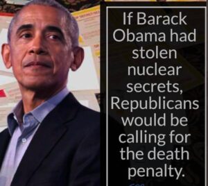 PHOTO If Barack Obama Had Stolen Nuclear Secrets Republicans Would Be Calling For The Death Penalty Meme