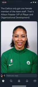 PHOTO Ime Udoka Was F*cking Celtics VP Of Player And Organizational Development Staffer Allison Feaster Behind His Wife's Back