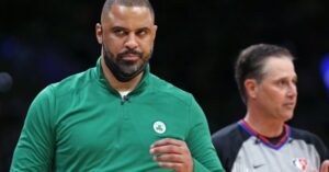 PHOTO Ime Udoka's Got The Laser Eyes Like Lebron James In The 4th Quarter When He's Ready To F*ck Some Female Staffers