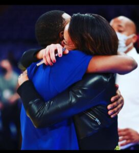 PHOTO Ime Udoka's Mistress Getting A Long Hug In With Kemba Walker And She Didn't Want To Pull Away