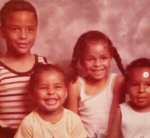 PHOTO Ime Udoka's Mistress Looking Innocent When She Was Younger With Her Siblings