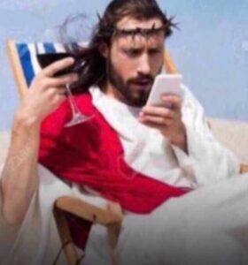 PHOTO Jesus Livestreaming The Altercation Between Princess Diana And Queen Elizabeth Meme