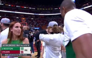 PHOTO Kathleen Lynch Had Love In Her Eyes After Celtics Won ECF