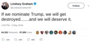 PHOTO Last Time Lindsey Graham Was Right About Anything Was Back In May Of 2016