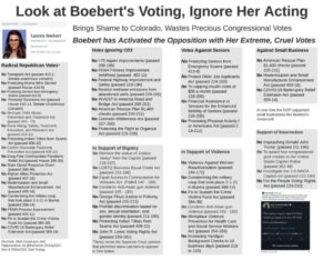 PHOTO Lauren Boebert Always Votes No Then Claims To Be America First