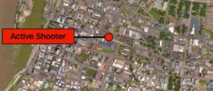 PHOTO Map Showing Where Suspect Was Shooting People In The Heart Of Memphis Tennessee And Recording On Facebook Live