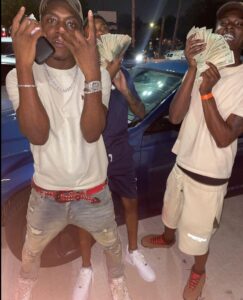 PHOTO Memphis Gunman Zeek Huncho Posing With Hundred Dollar Bills And Grillz