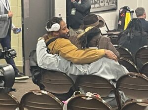 PHOTO Myles Garrett Casually Sitting In Browns Press Conference After Car Crash As If He's Uninjured