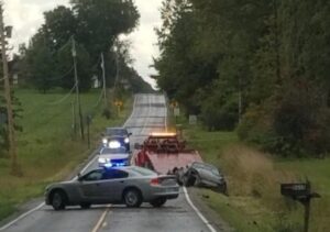 PHOTO Myles Garrett's $170K Porsche Ended Up In Ditch After He Crashed It And Had To Be Towed On Road Where Speed Limit Was Only 45 MPH