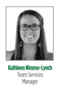 PHOTO Of Kathleen Lynch Looking Nerdy Wearing Glasses For Her Team Services Manager Profile Picture For Celtics