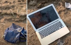 PHOTO Of Kiely Rodni's Macbook Laptop Computer And Bag Left Behind At Scene Where Her Body Was Found