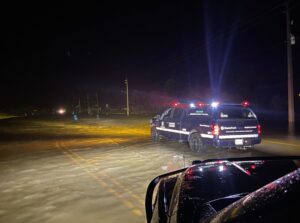 PHOTO Search And Rescue Teams Working Hard Into The Night In Port Charlotte Florida As People Have Gone Missing Amid The Floodwaters