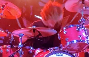 PHOTO Taylor Hawkins' Son Headbanging With His Long Hair While Playing The Drums