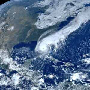 PHOTO View From Space Shows Hurricane Ian As It Made Landfall On Fort Myers Beach