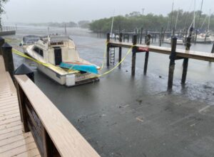 PHOTO Water At Safety Harbor Marina Has Been Sucked Out As Hurricane Ian Made Landall In Fort Myers Area