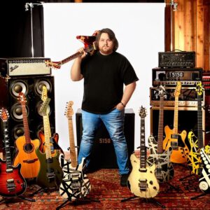 PHOTO Wolfgang Van Halen Who Performed At Taylor Hawkins Tribute Concert Has A Dozen Nice Guitars In His House That Will Blow Your Mind