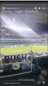 PHOTO Cooper Rush's Wife's View Of SNY From Her Suite