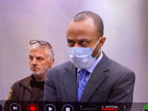 PHOTO Darrell Brooks Giving Jurors The Death Stare As They Leave The Room