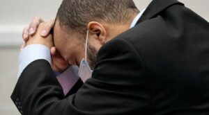 PHOTO Darrell Brooks Praying As Guilty Verdict Was Read