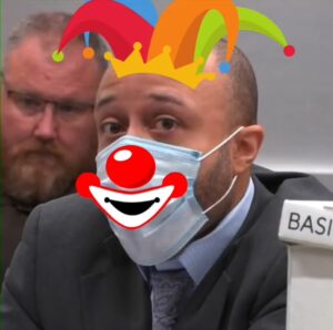 PHOTO Darrell Brooks With A Clown Face