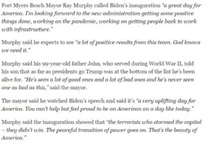 PHOTO Fort Myers Beach Mayor Roy Murphy's Father Was Not A Fan Of Trump When He Was President