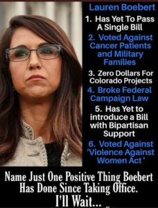 PHOTO Name Just One Positive Thing Lauren Boebert Has Done Since Taking Office I'll Wait Meme