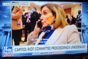PHOTO Nancy Pelosi Calling Mayor and Governor For Police Support And National Guard