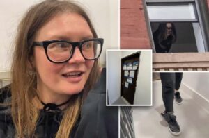 PHOTO Of Anna Delvey Walking Out Of Prison With An Ankle Monitor