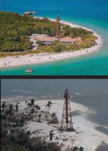 PHOTO Of Sanibel Lighthouse Show It Survived But Surrounding Building Are Just Gone Like They Never Existed