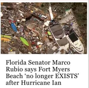 PHOTO Proof Marco Rubio Says Fort Myers Beach No Longer Exists And He's Right After Hurricane Ian Leveled The Whole Town