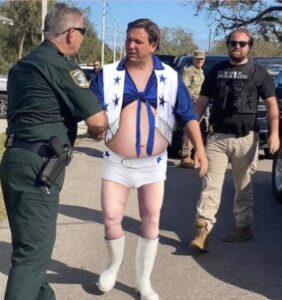 PHOTO Ron DeSantis Wearing A Dallas Cowboys Uniform