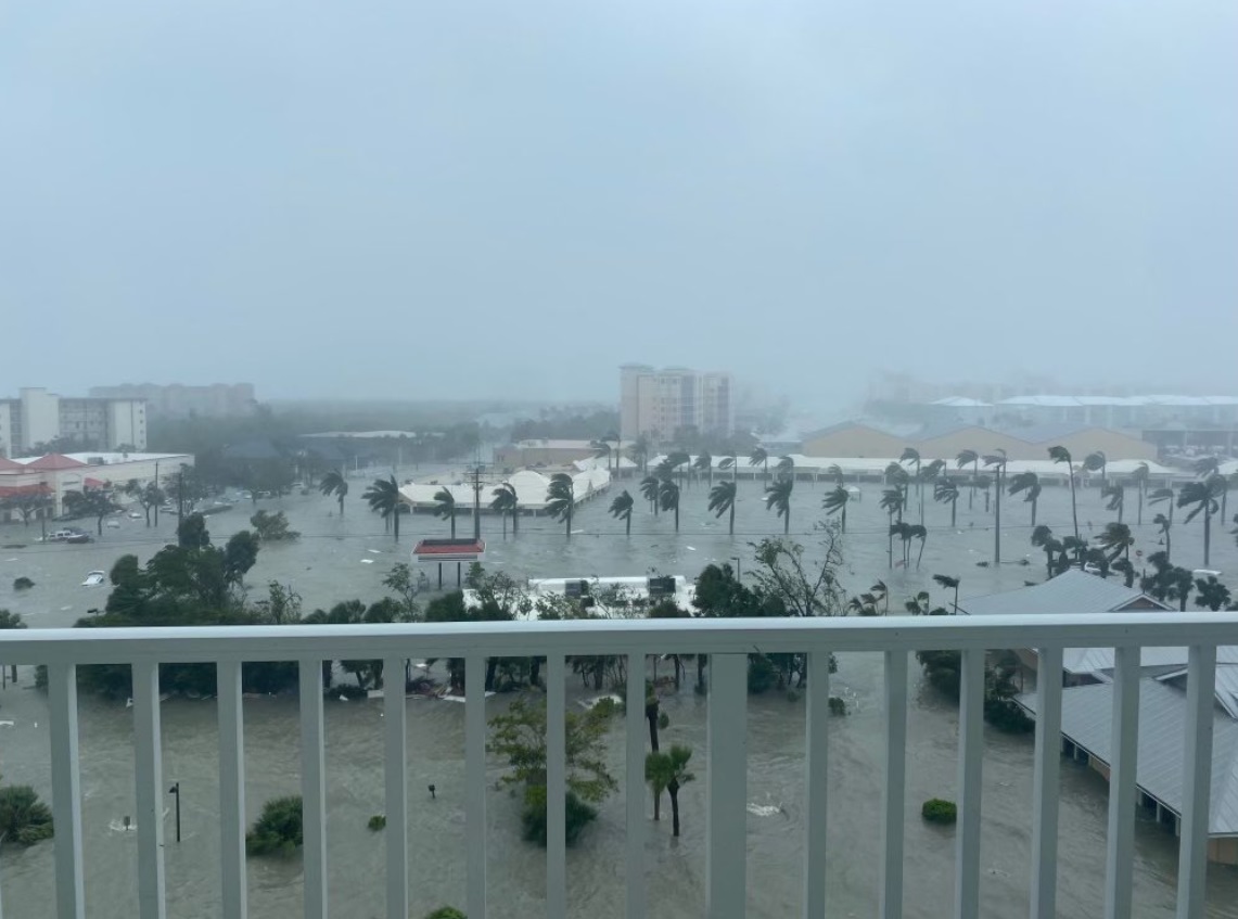 PHOTO Santini Plaza In Fort Myers Beach Completely Flooded Beyond Repair