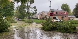 PHOTO Tornado Damage In West Allis Extends For 3 Miles And All The Roads Are Blocked With Trees